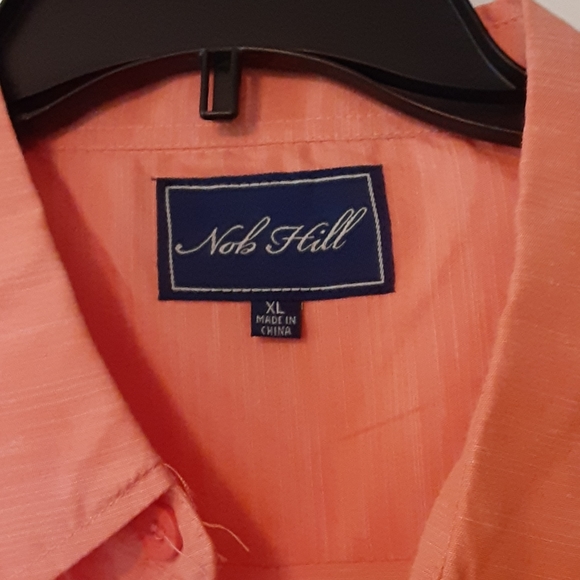 SOLD!!!  NOB HILL Button Down Long Sleeve Shirt, XL, NWOT - Picture 3 of 6